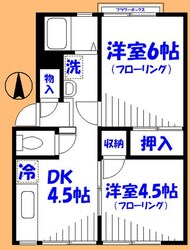 ヴェルディハイツの物件間取画像